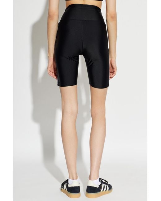 Moschino Blue Logo Cycling Performance Shorts
