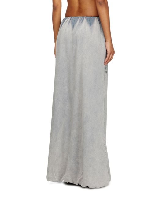 DIESEL Gray O-Reira Maxi Skirt