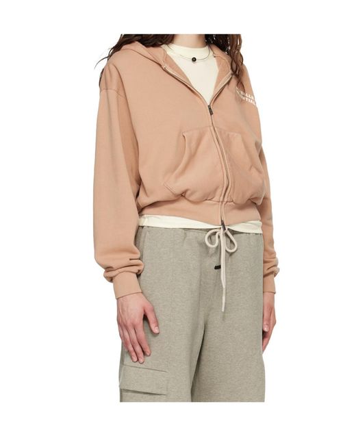 Fear Of God Natural Long-Sleeved Hoodie