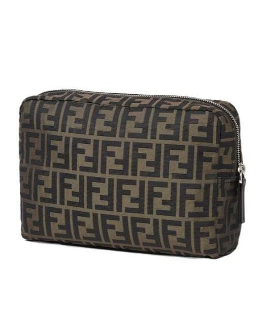 Fendi Black Toiletry Case Medium for men