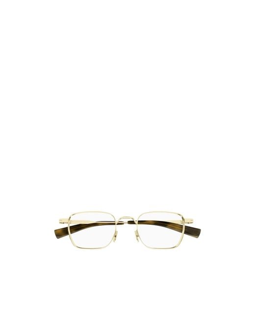 Saint Laurent White Eyewear Sl 729 Rectangular Glasses And Frames for men