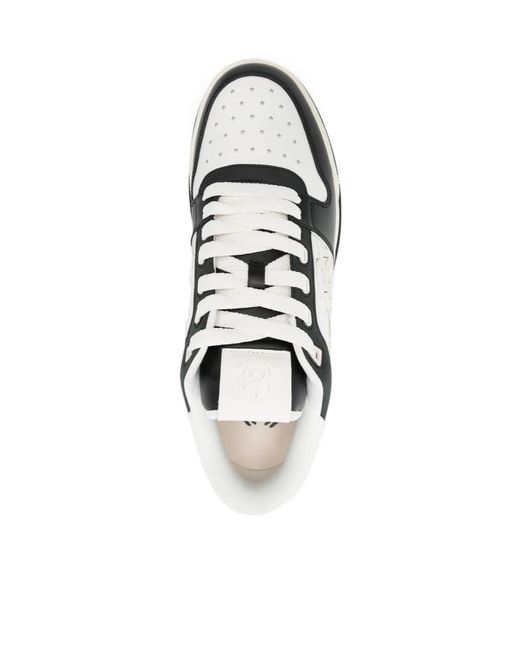 Amiri White Logo Embossed Sneakers for men