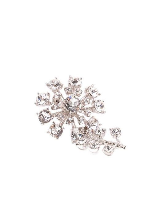 Self-Portrait White Flower Earrings