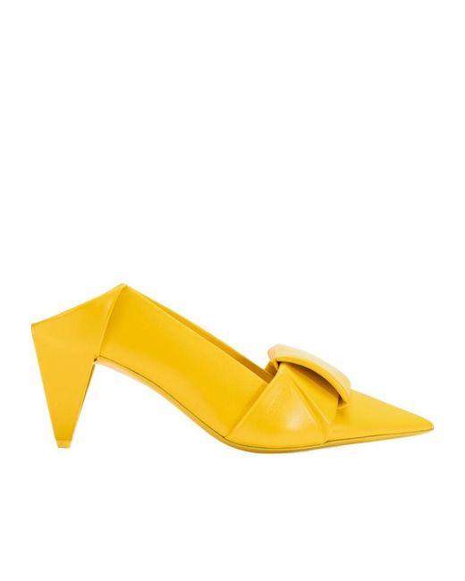 Loewe Yellow Pointed-Toe Pumps