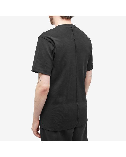 Helmut Lang Black Logo-Embroidered Cotton T-Shirt for men