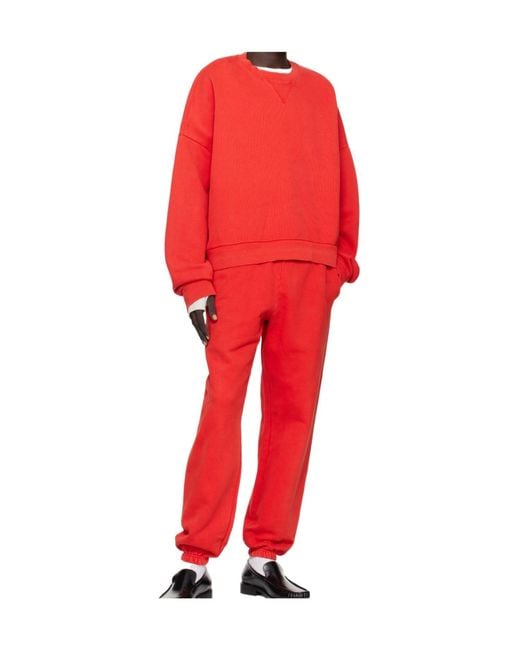 Entire studios Red Logo Track Pants for men