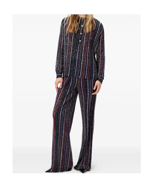 Missoni Black Sequin-Striped Blouse