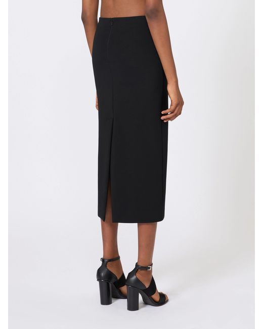 Max Mara Black Olivi Pencil Skirt