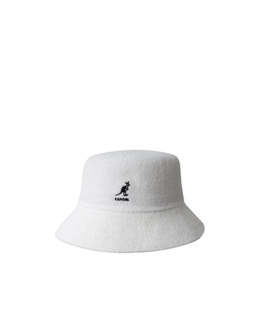 Kangol Gray Minimalist Bucket Hat