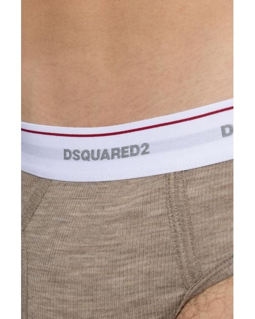 DSquared² White Logo Underwear for men