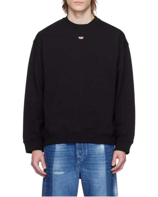 DIESEL Blue S-Boxt-D Logo Patch Sweatshirt for men