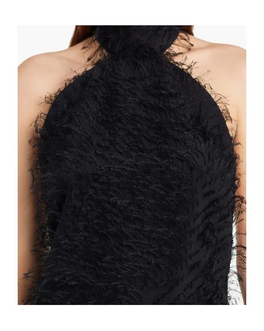 Courreges Black Courrèges Illusion Circle Shivering Dress