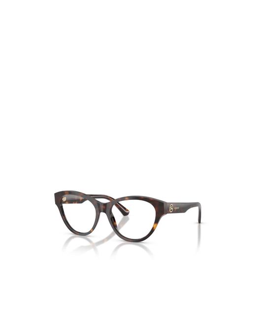 Burberry White Eyewear Cat-Eye Glasses