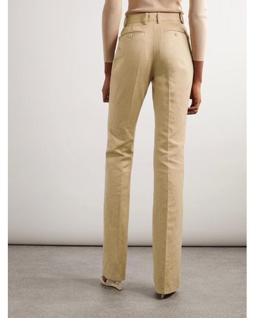 Tom Ford Natural Flared Tailored Pants
