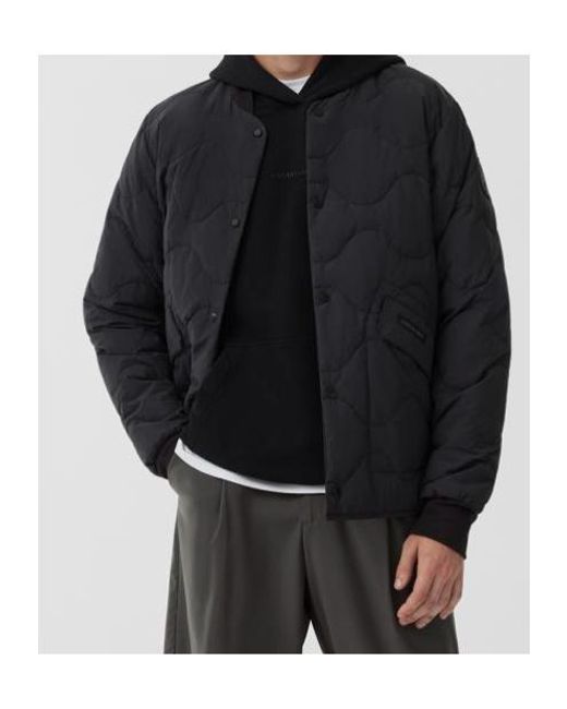 Canada Goose Black Boswell Bomber Jacket for men