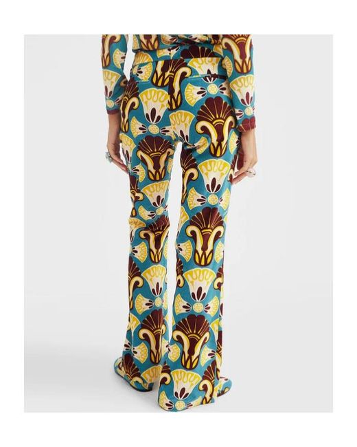 LaDoubleJ Yellow Saturday Night Velvet Trousers