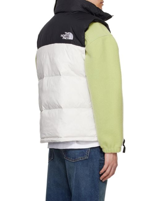The North Face Black 1996 Retro Nuptse Puffer Gilet for men