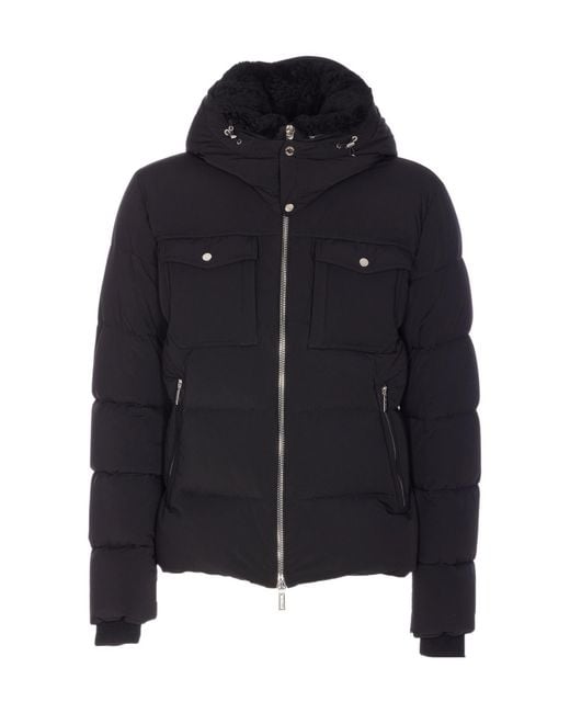 Moorer Blue Alarick Padded Jacket for men