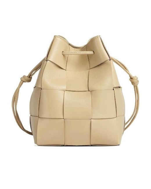 Bottega Veneta Natural Cassette Small Shoulder Bag