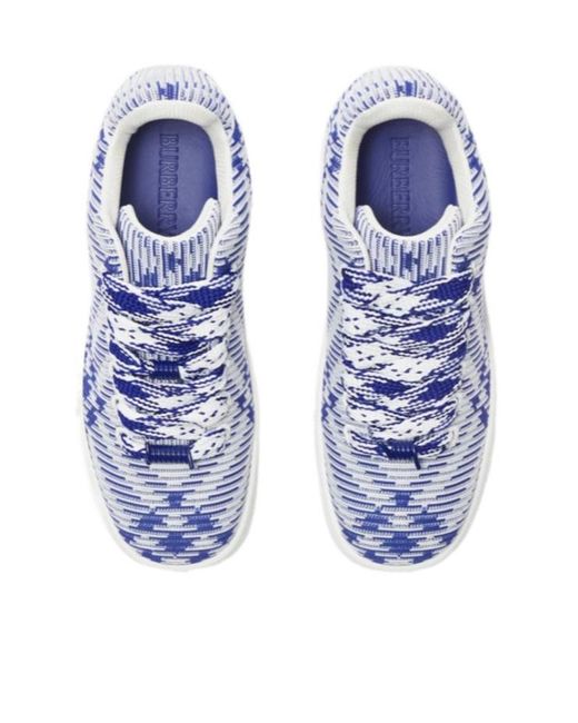 Burberry Blue Box Sneakers for men