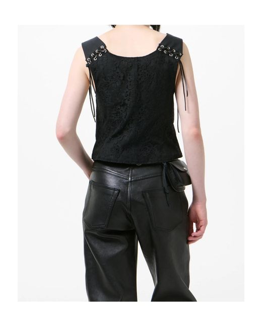 Our Legacy Black Tough Lace-Up Vest