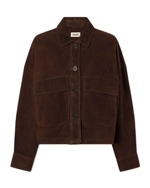 Arma Brown Suede Jacket