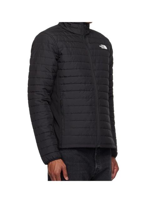 The North Face Black Canyonlands Quilted Logo-Print Padded Jacket for men