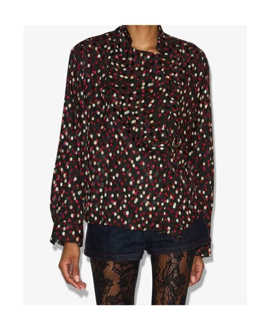 Isabel Marant Purple Top Emany Top