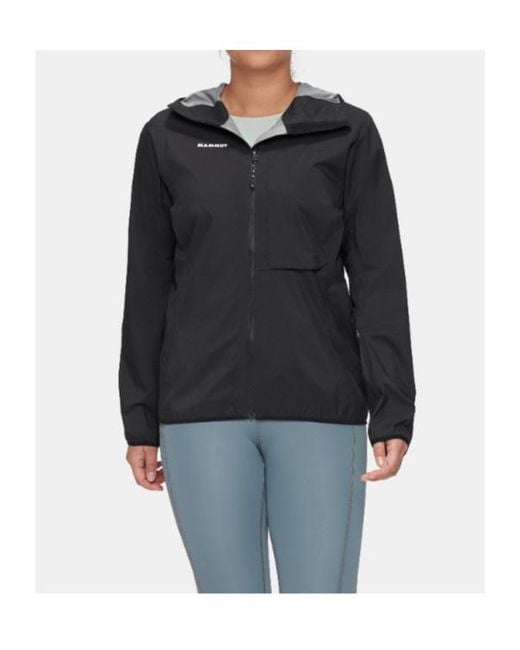 Mammut Black Ducan Light Hs Hooded Jacket