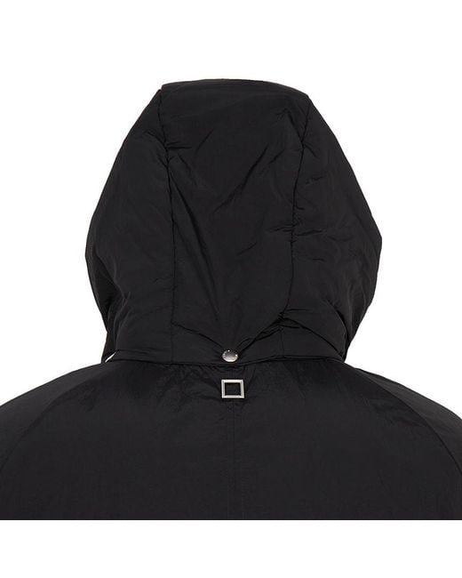 Wooyoungmi Black Padded Hood Jacket for men