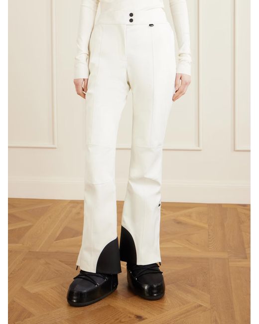 Moncler White Logo Track Pants