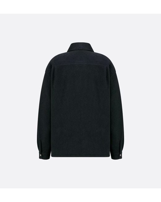 Dior Black Homme Cd Couture Zipped Overshirt for men