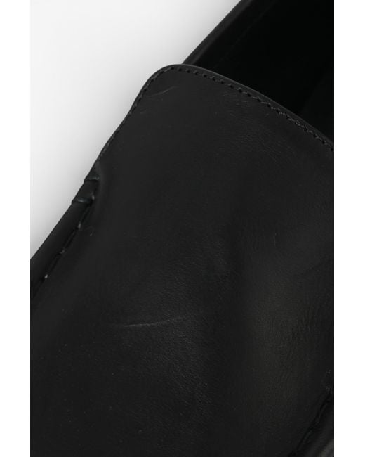 Dries Van Noten Black Ruched Loafers for men