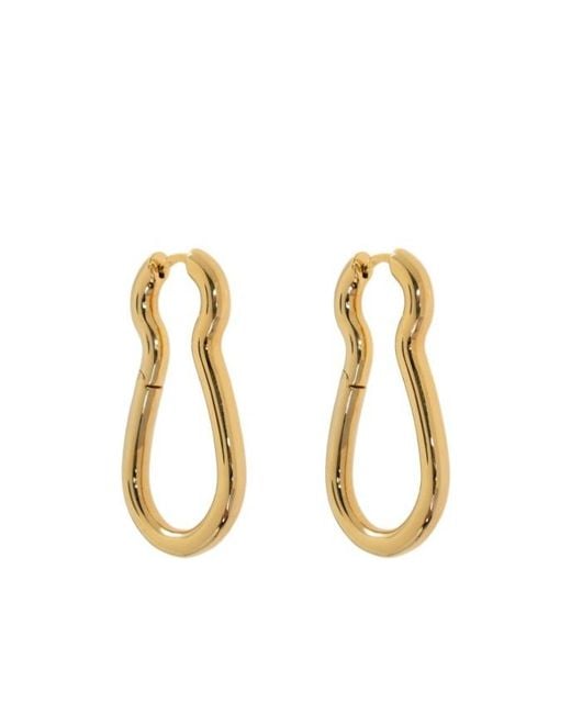Marni Metallic Irregular Earrings