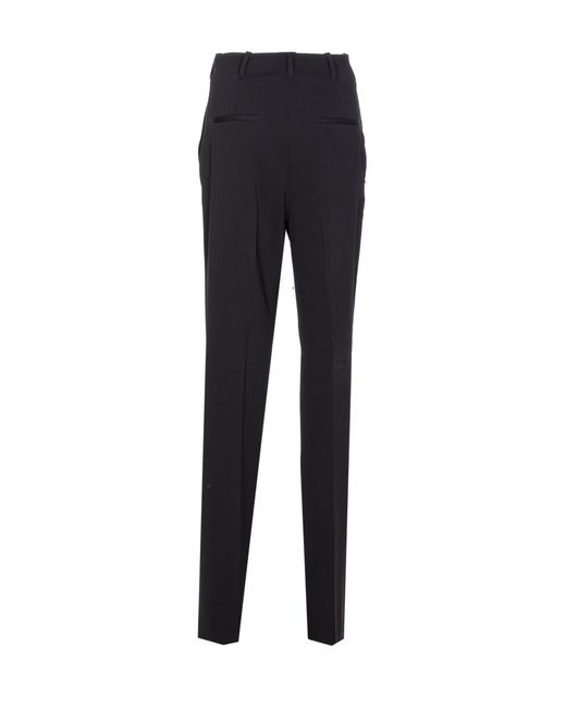 Sportmax Blue Texas Straight Hem Trousers