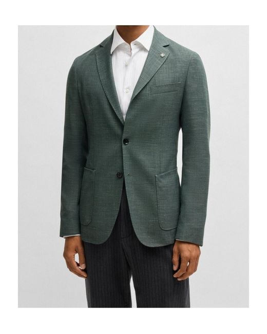 Boss Green Long-Sleeved Suit Jacket for men