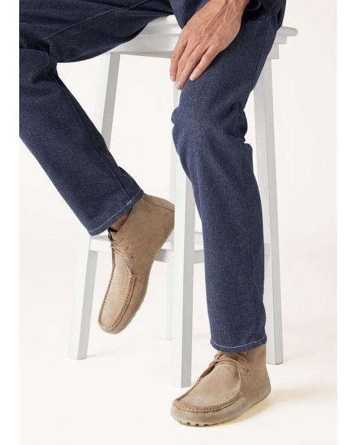 Loro Piana Natural Dot Sole Lace-Up Walk Boots for men