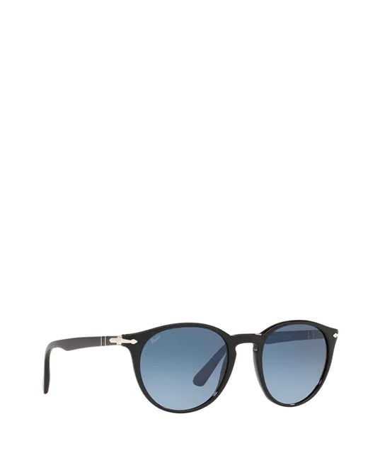 Persol Blue Round Frame Sunglasses for men