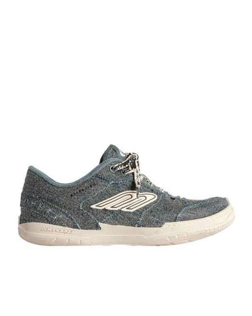 Balenciaga Gray Hamptons Low-Top Sneakers
