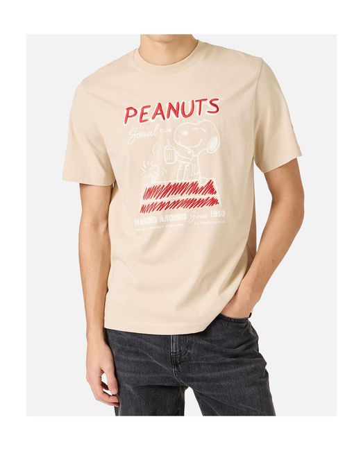 Iceberg Natural Peanuts Print T-Shirt for men
