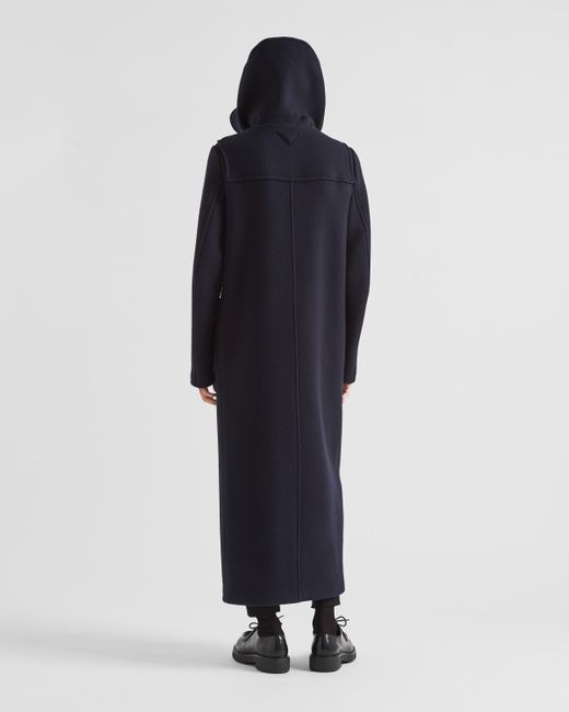 Prada Wool Duffel Coat in Blue for Men | Lyst Prada Wool Duffel Coat in Blue for Men | Lyst