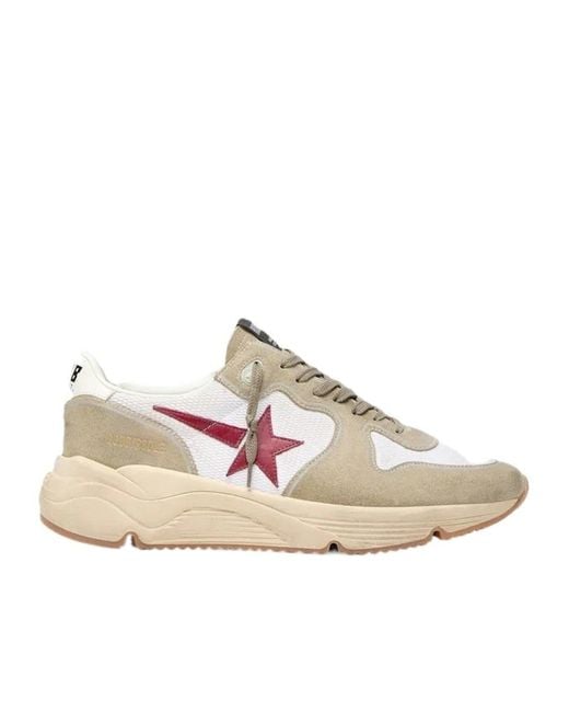 Golden Goose Deluxe Brand Pink Star-Appliqué Running-Sole Sneakers for men