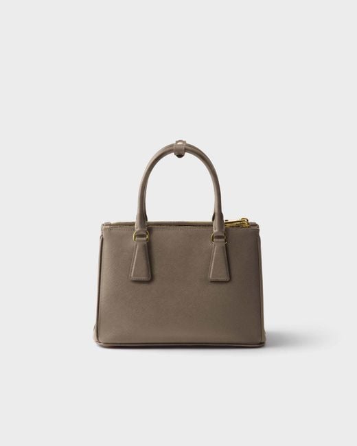 Prada Brown Galleria Small Saffiano Leather Bag