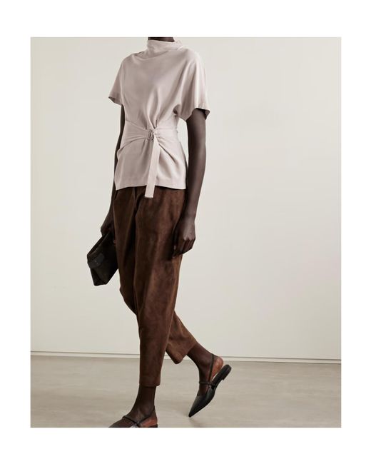 Brunello Cucinelli Multicolor Short-Sleeved Top