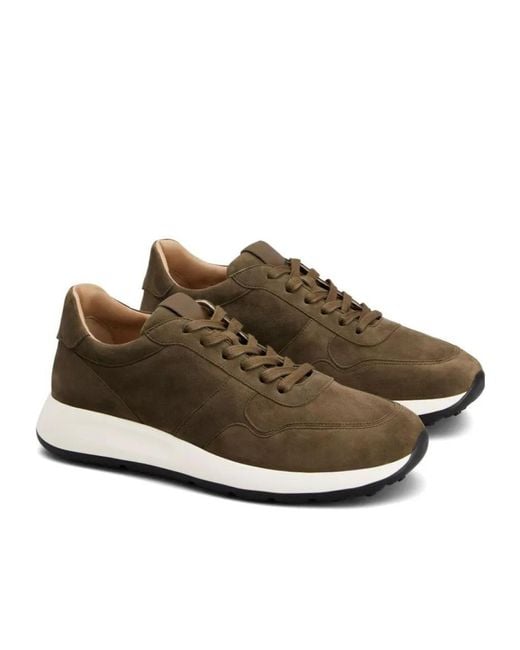 Tod's Brown Suede Sneakers for men