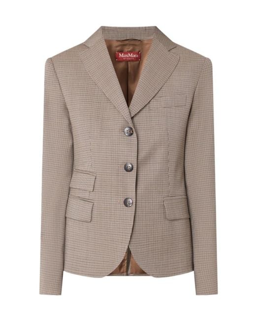 Max Mara Brown Long-Sleeve Blazer