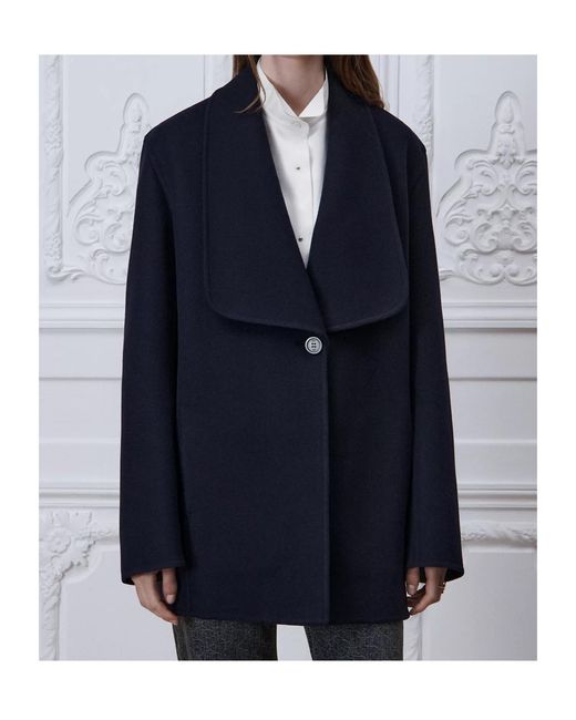 Dior Blue Oversized Coat