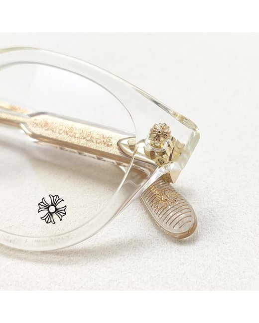 Chrome Hearts White Full Frame Plain Mirror