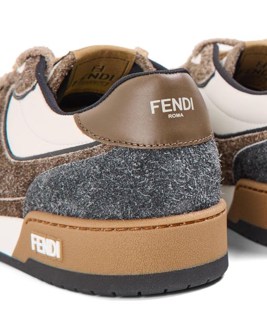 Fendi Multicolor Simple Low-Top Shoes for men