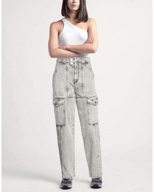Isabel Marant Gray Denim Trousers